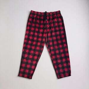 George Men’s Red & Black Buffalo Plaid Pajama Pants - Size 2XL (44–46)